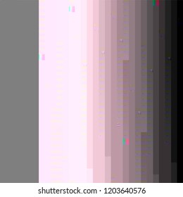 Abstract fantastic glitched background, vector geometric monitor error pattern. Cyber hacker attack theme creative design template. EPS10 vector.