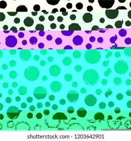 Abstract fantastic glitched background, vector geometric monitor error pattern. Cyber hacker attack theme creative design template. EPS10 vector.