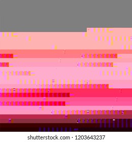 Abstract fantastic glitched background, vector geometric monitor error pattern. Cyber hacker attack theme creative design template. EPS10 vector.