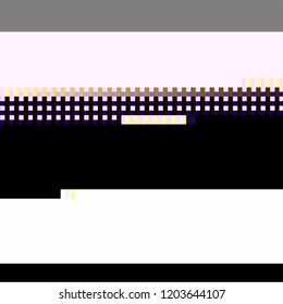 Abstract fantastic glitched background, vector geometric monitor error pattern. Cyber hacker attack theme creative design template. EPS10 vector.