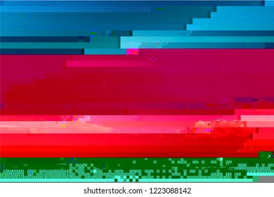 Abstract fantastic glitched background, vector geometric pattern. EPS10 vector.