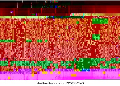 Abstract fantastic glitched background, vector geometric pattern. EPS10 vector.