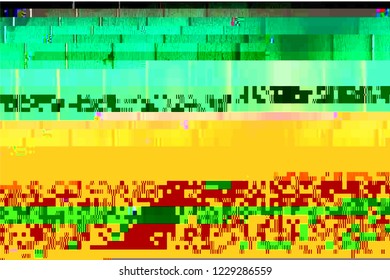 Abstract fantastic glitched background, vector geometric pattern. EPS10 vector.
