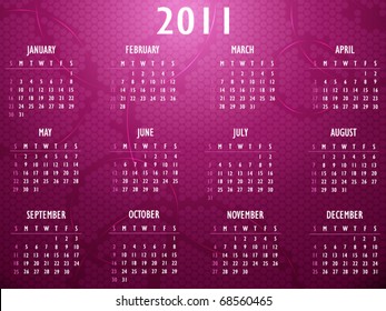 Abstract fantasy 2011 Calendar