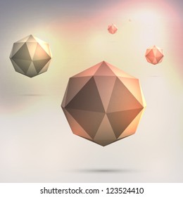 Abstract fantasy background design vector