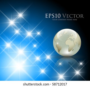 Abstract fantasy background - vector illustration