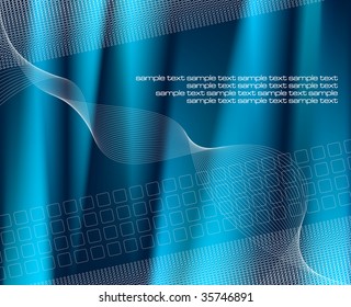 Abstract fantasy composition - vector illustration