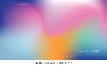 Abstract fantasy gradient background Illustration