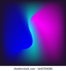 Abstract fantasy graphic background vector wave wallpaper 