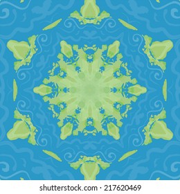 Abstract fantasy map seamless pattern vector illustration