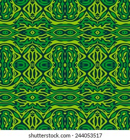 Abstract fantasy ornament. Seamless pattern.