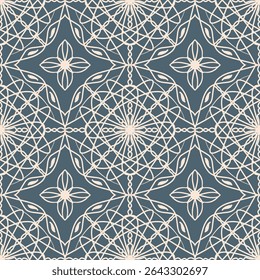 Abstrato fantasia padrão sem emenda no fundo pastel. Ornamento delicado. Vetor. Modelo para tecido e têxtil, papel de parede, embalagem.