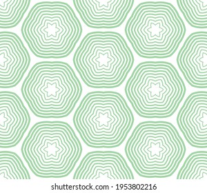 Abstrakte Fantasy gestreift halftone , dünne Linie rund formt geometrische nahtlose Muster. Kreatives Mosaik, Fliesenhintergrund.