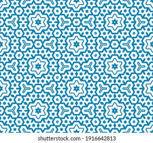 Resumen de fantasía hexágono de línea delgada, triángulo de patrón geométrico sin costura. Mosaico creativo, fondo de azulejos. 