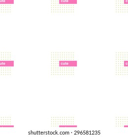 Abstract fashion "cute" seamless pattern
