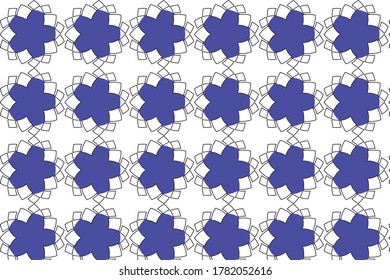 Patrón de impresión de diseño de moda abstracto