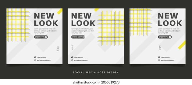 Abstract Fashion Flyer or Social Media Banner