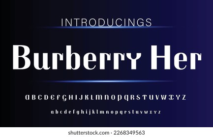 Abstract Fashion font alphabet. Minimal modern urban fonts for logo, brand etc. Typography typeface uppercase lowercase and number. vector illustration