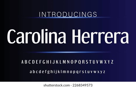 Abstract Fashion font alphabet. Minimal modern urban fonts for logo, brand etc. Typography typeface uppercase lowercase and number. vector illustration