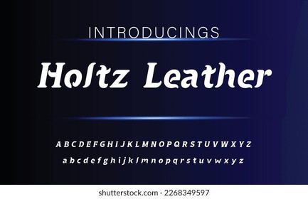 Abstract Fashion font alphabet. Minimal modern urban fonts for logo, brand etc. Typography typeface uppercase lowercase and number. vector illustration