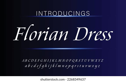 Abstract Fashion font alphabet. Minimal modern urban fonts for logo, brand etc. Typography typeface uppercase lowercase and number. vector illustration