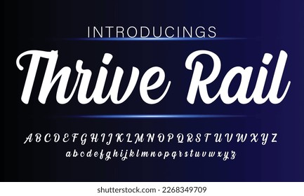 Abstract Fashion font alphabet. Minimal modern urban fonts for logo, brand etc. Typography typeface uppercase lowercase and number. vector illustration