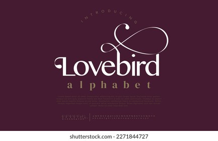 Abstract Fashion font alphabet. Minimal modern urban fonts for logo, brand etc. Typography typeface uppercase lowercase and number. vector illustration