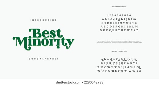 Abstract Fashion font alphabet. Minimal modern urban fonts for logo, brand etc. Typography typeface uppercase lowercase and number. vector illustration