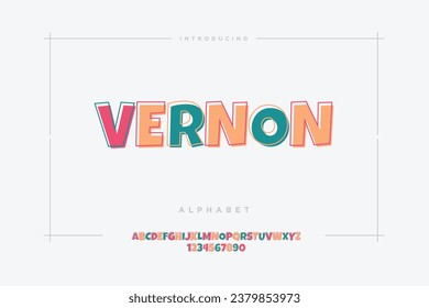 Abstract Fashion font alphabet. Minimal modern urban fonts for logo, brand etc. vector illustration