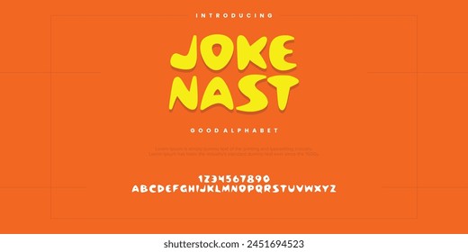 Abstract Fashion font alphabet. Minimal modern urban fonts for logo, brand etc. Typography typeface uppercase lowercase and number. vector illustration