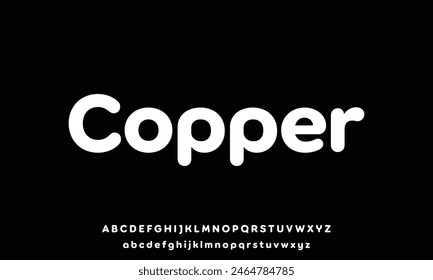 Abstract Fashion font alphabet. Minimal modern urban fonts for logo, brand etc. Typography typeface uppercase lowercase and number.