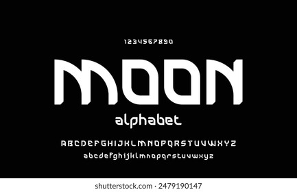 Abstract Fashion font alphabet. Minimal modern urban fonts for logo, brand etc.