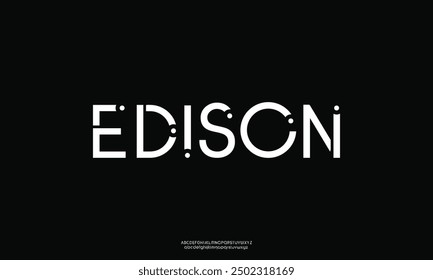 Abstract Fashion font alphabet. Minimal modern urban fonts for logo, brand etc.