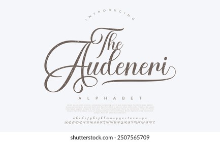 Abstract Fashion font alphabet. Minimal modern urban fonts for logo, brand etc. Typography typeface uppercase lowercase and number. vector illustration