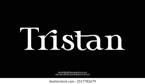 Abstract Fashion alfabeto de fontes. Mínimo fontes urbanas modernas para logotipo, marca etc. Tipografia fonte maiúscula minúscula e número. ilustração vetorial