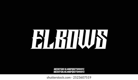 Abstract Fashion alfabeto de fontes. Mínimo fontes urbanas modernas para logotipo, marca etc. Tipografia fonte maiúscula minúscula e número. ilustração vetorial