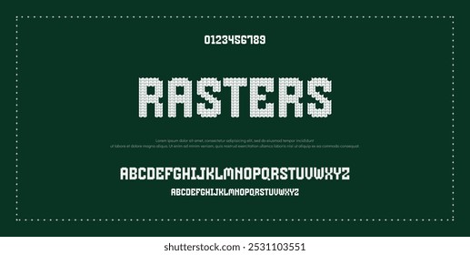 Abstract Fashion font alphabet. Minimal modern urban fonts for logo, brand etc. Typography typeface uppercase lowercase and number. vector illustration