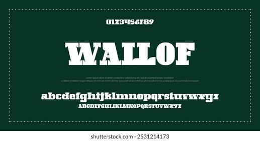 Abstract Fashion font alphabet. Minimal modern urban fonts for logo, brand etc. Typography typeface uppercase lowercase and number vector illustration.
