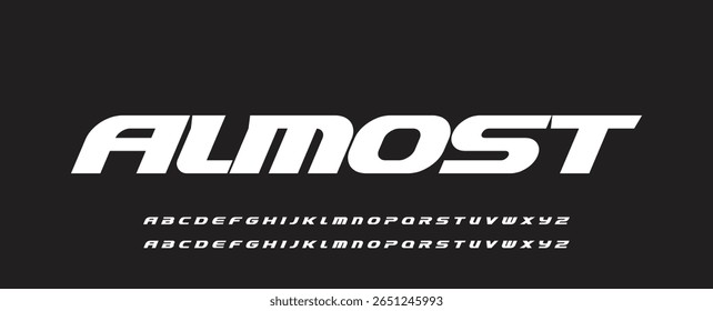 Abstract Fashion alfabeto de fontes. Mínimo fontes urbanas modernas para logotipo, marca etc. Tipo de tipografia face maiúscula, minúscula e ilustração de vetor numérico.