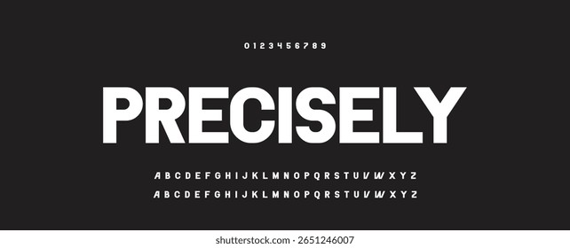 Abstract Fashion font alphabet. Minimal modern urban fonts for logo, brand etc. Typography typeface uppercase lowercase and number vector illustration.