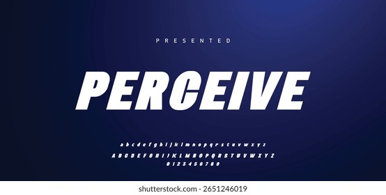 Abstract Fashion font alphabet. Minimal modern urban fonts for logo, brand etc. Typography typeface uppercase lowercase and number vector illustration.