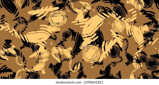Abstract fashion repeat background. High-resolution fabric prints. Vector illustration