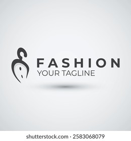 abstract fashion store logo flat icon design template