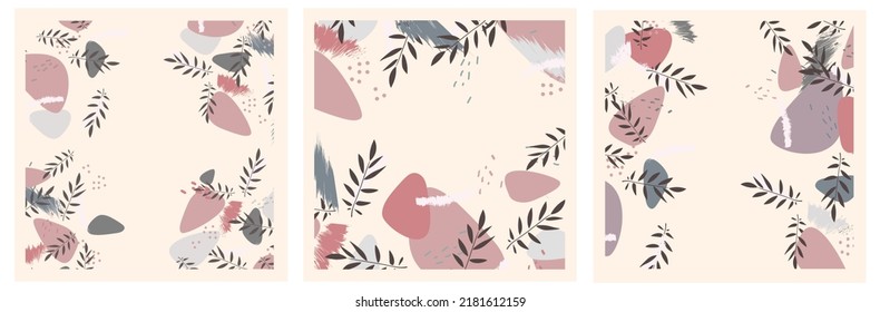 Abstract fashionable universal art background template. Suitable for cover, invitation, banner, poster, brochure, poster, postcard, flyer and more.