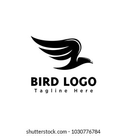 abstract Fast bird eagle art logo