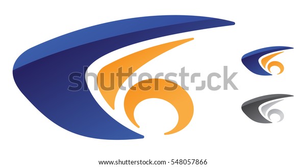 Abstract fast car\
logo