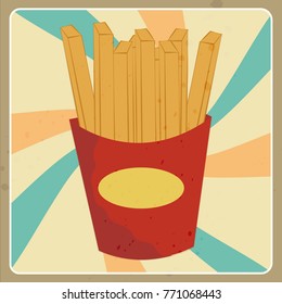 Abstract fast food