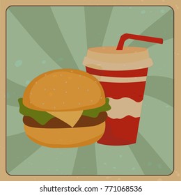 Abstract fast food
