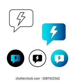 Abstract Fast Response Icon Illustration