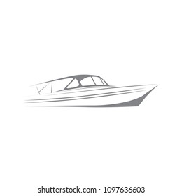 abstract fast yachts. logo element